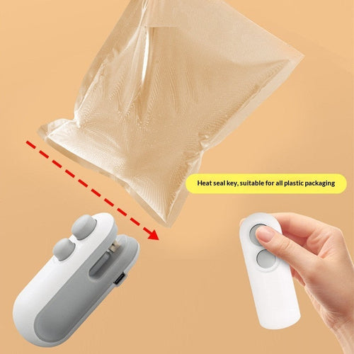 Sellador de Bolsas 2 en 1 con Abridor – Recargable por USB