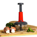 Picadora Manual de Verduras con Prensa – Acero Inoxidable